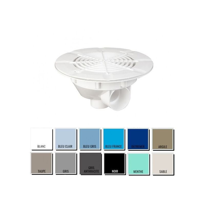 BWT - Bonde de fond Aquareva - piscine béton/liner - Gris