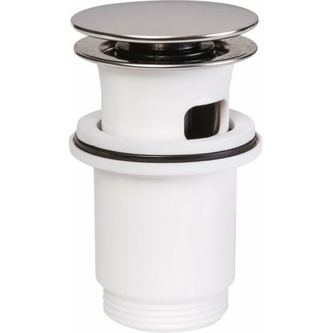 Bouchon "clic-clac" Pour Bonde De Baignoire En Alliage Et Laiton - Argenté, étanche, Facile à Installer, Design Durable