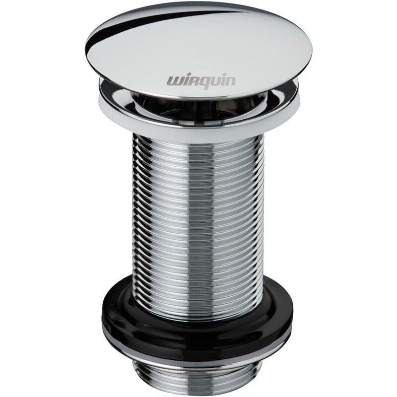 Wirquin - Bonde de lavabo design à écoulement libre sans corps de bonde 30723425, gris