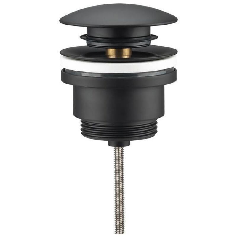 Bonde de lavabo universel clic-clac REA black