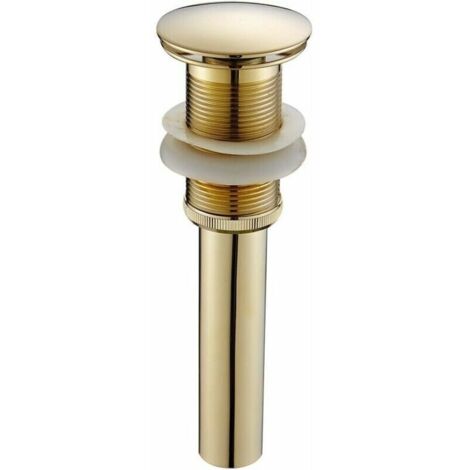 Bonde de lavabo pop up en acier inoxydable de qualité supérieure et laiton sans trop-plein.