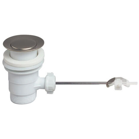 Bonde de lavabo pour système à tirette sans tirette - WIRQUIN