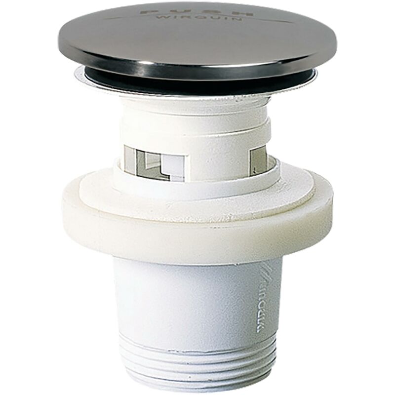 Wirquin - Bonde de lavabo Quick-clac sans intercalaire de trop plein 30720473, blanc