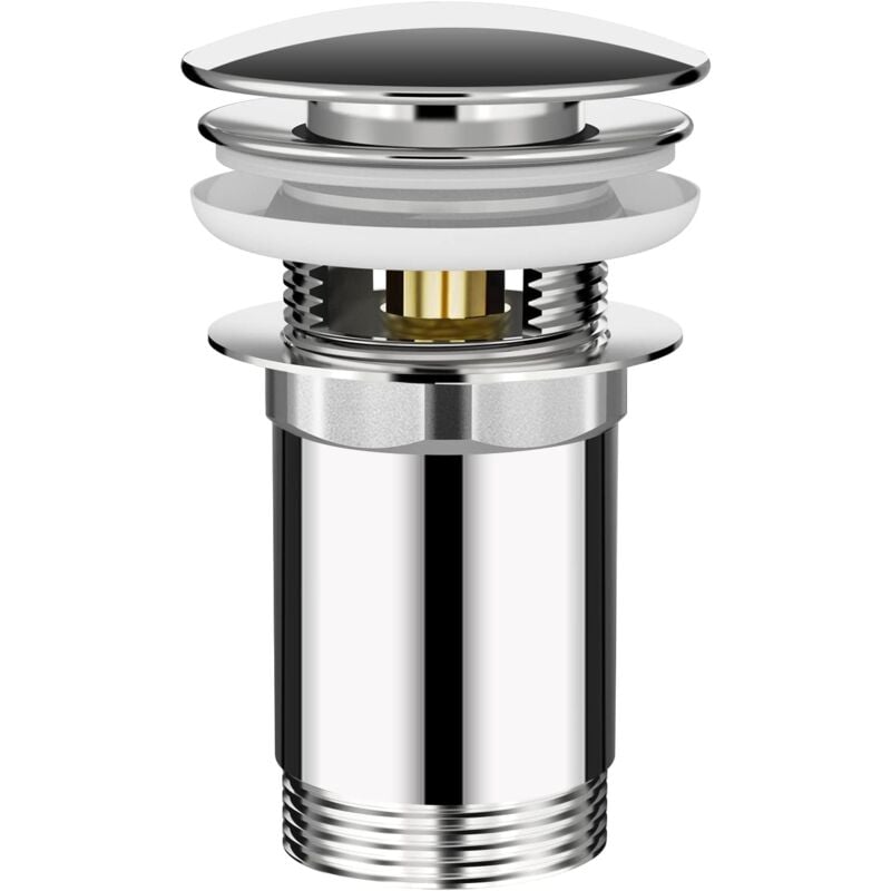 Kcvv - Bonde de Lavabo Système de vidage Pop-up Bonde de Vidage avec Trop-plein Universel Bonde d'écoulement pour Lavabo en Cuivre