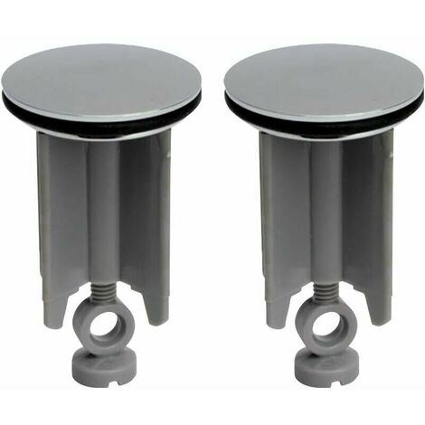 Bonde de lavabo univers TRIOM 2 pièces, bonde de lavabo univers pour lavabo Ø 40 mm bonde de lavabo bonde de lavabo pour bidet de lavabo Réglable en hauteur, en acier inoxydable et anticalcair