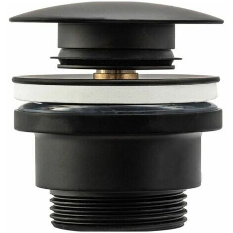 BONDE DE LAVABO UNIVERSEL CLIC-CLAC REA BLACK