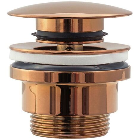 BONDE DE LAVABO UNIVERSEL CLIC-CLAC REA COPPER CUIVRE