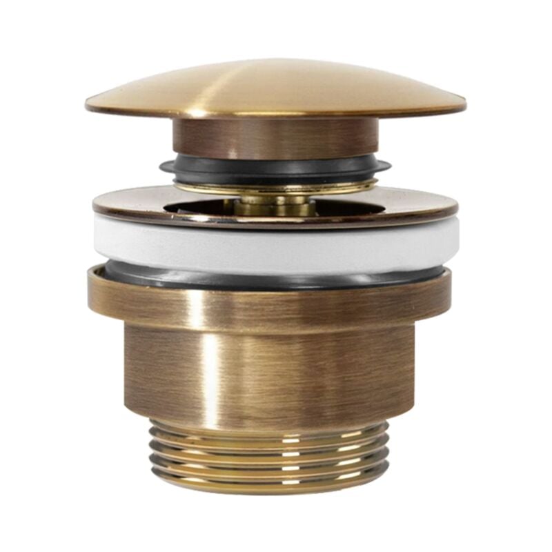 Bonde de lavabo universel clic-clac REA gold antique