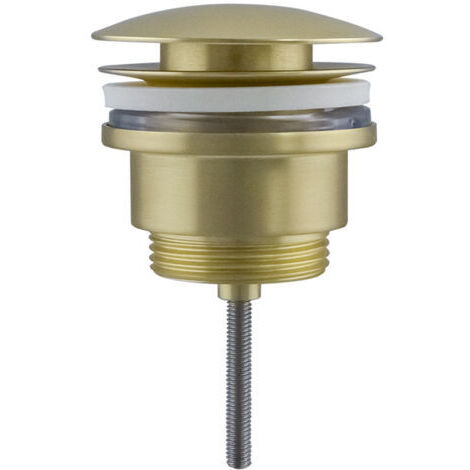 BONDE DE LAVABO UNIVERSEL CLIC-CLAC REA GOLD--bronze brossé mat