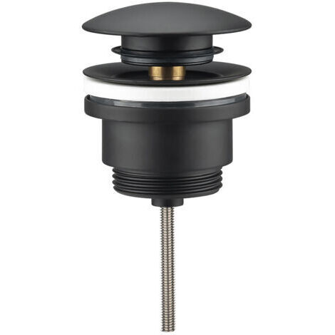 BONDE DE LAVABO UNIVERSEL CLIC-CLAC REA GOLD--noir mat