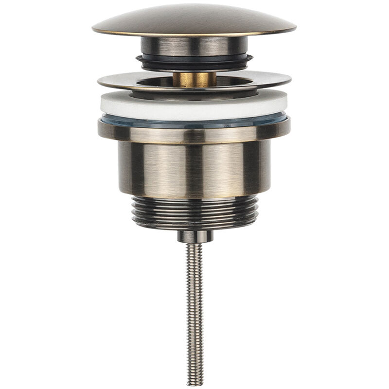 BONDE DE LAVABO UNIVERSEL CLIC-CLAC REA GOLD--Bronze brossé brillant