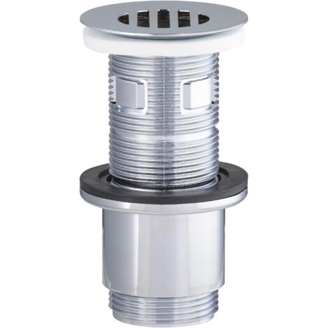 Bonde de lavabo universelle à écoulement libre H.100mm chromé NOYON & THIEBAULT