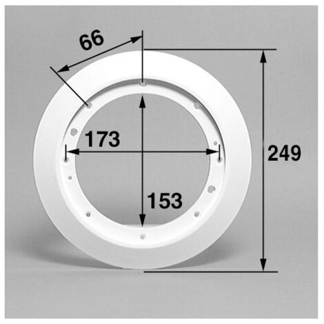 Bonde de piscine Certikib SPC271 – Matière ABS – Dimensions extérieures 249 mm – Entraxe des trous 67 mm – Compatible Fluidra Astral – Certikin