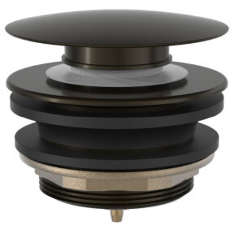 Bonde de vidage clic-clac pour baignoire 70 mm Noir bronze - TRES 13474010KMB