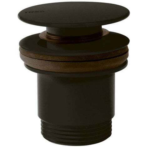 Bonde de vidage clic-clac Simple-Rapid pour lavabo Noir bronze - TRES 24284010KMB