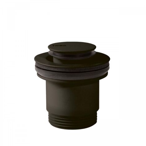 Bonde de vidage clic-clac Simple-Rapid pour lavabo Noir bronze - TRES 24284020KMB