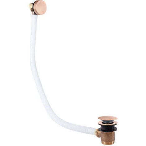 Bonde de vidage ronde clic-clac avec système de remplissage Or Rose Mat 24K - TRES 03453430OPM