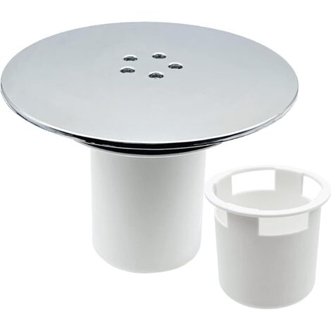 Bonde Douche, Bonde de Douche 90 mm/115mm, Remplacement de Couvercle de Siphon Douche, Capot Bonde de Douche Universelle, Couvercle de Prise de Douche