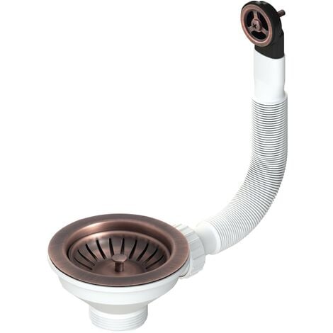 Évier de cuisine Ronde en Inox nid d'abeille - Ø435 x P 170 mm - sous-meuble