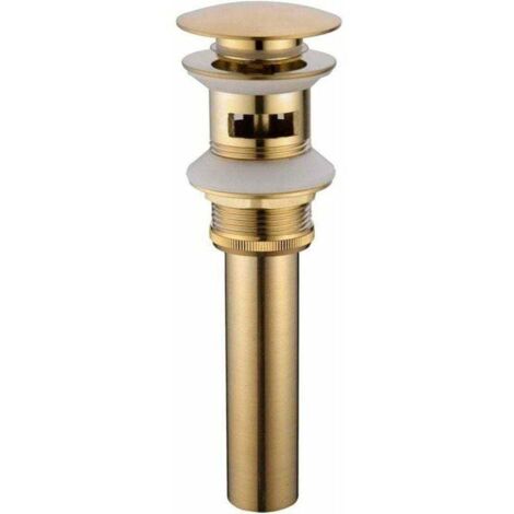 Bonde et Accessoires pour Vasque et Lavabo en , XU,Laiton Brossé Doré - Évacuation des Eaux Usées, - KZQ