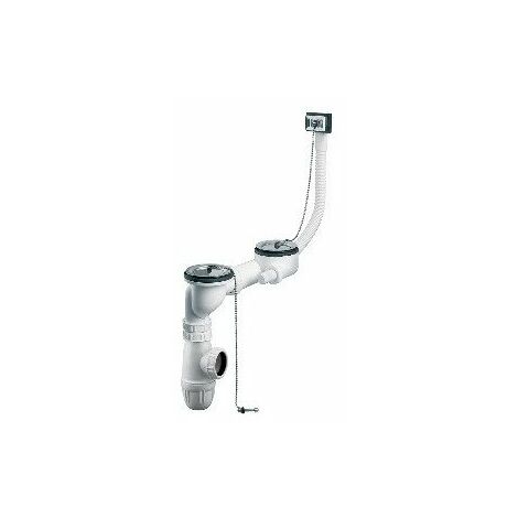 Bonde Et Vidage Evier 2 Bacs Percés Diamêtre 60mm Nf - Rousseau