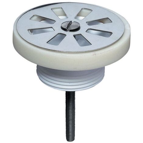 Bonde évacuation à grille plate pour lavabo