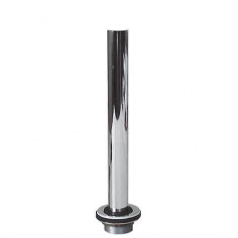 Bonde de surverse 50 mm – Garde d'eau 300 mm – Débit 75 l/mn – Laiton chromé pour éviers collectivités – Hammel