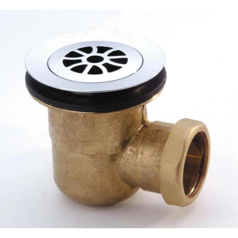 Nicoll - Bonde horizontale laiton à visser 40x49 pour receveur diamètre 60, 0504001