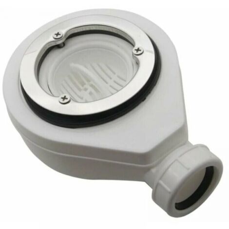 Bonde horizontale sans capot pour receveurs de douche