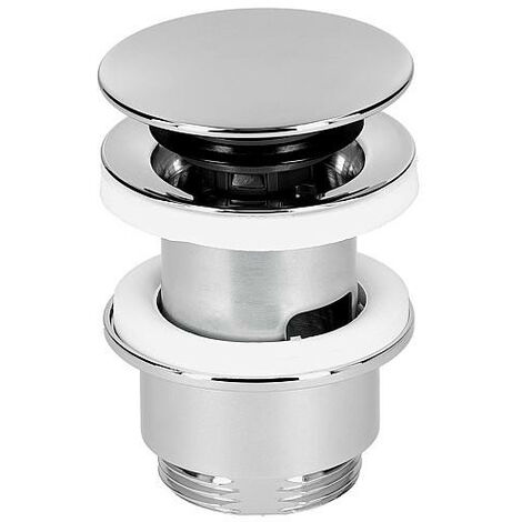 Bonde Klicker/fixe plaque chrome, diam. 63 mm L  30-45 mm, avec trop-plein