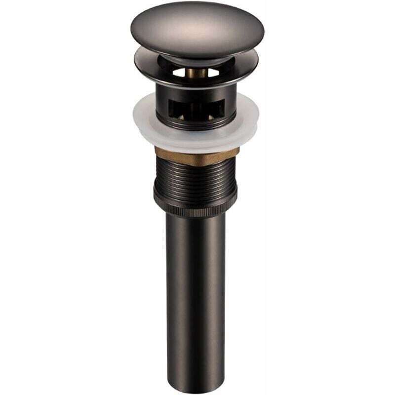 Bonde Lavabo avec Trop Plein Bonde de Vidage Clic Clac Laiton 1 1/4 Bonde Clic Clac Lavabo