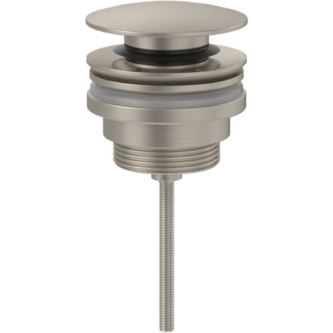 Bonde lavabo clic clac VILLEROY ET BOCH Universal Taps & Fittings Nickel Brossé