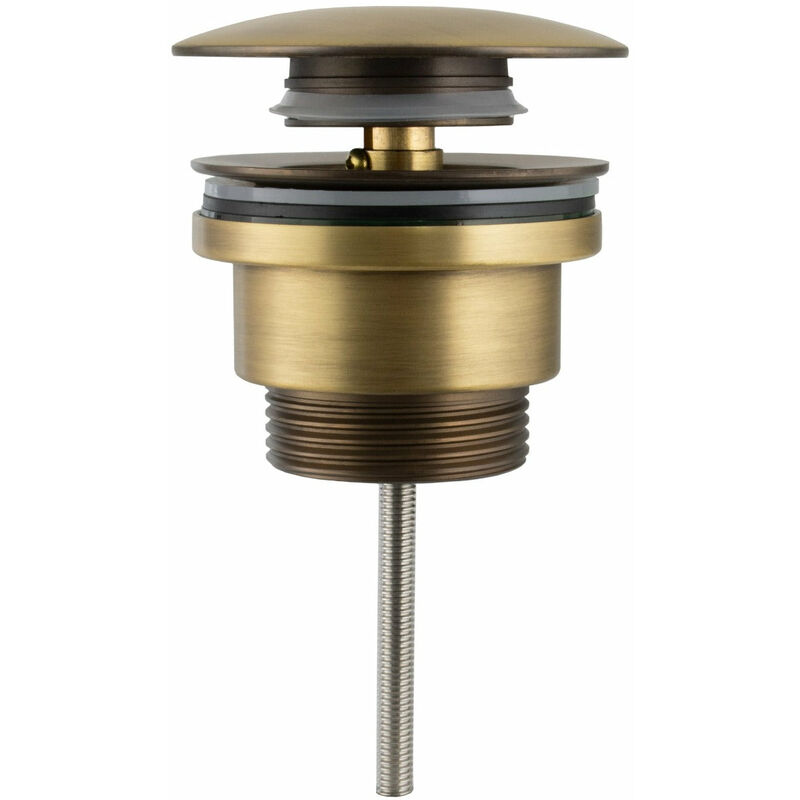 Valaz - Bonde lavabo or ancien pour vasques avec ou sans trop-plein