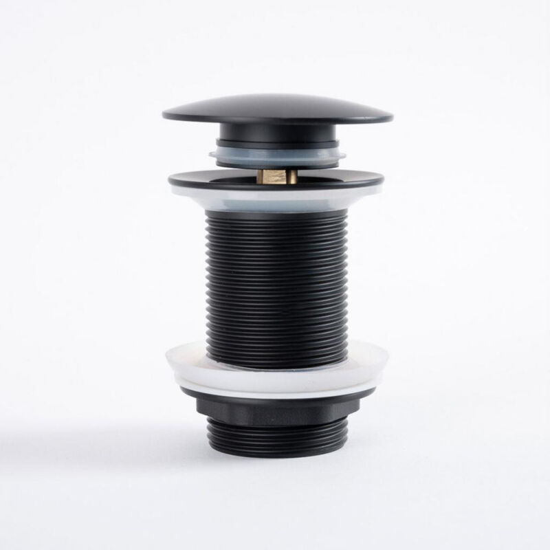 Wanda Collection - Bonde lavabo sans trop plein, clic-clac, noir