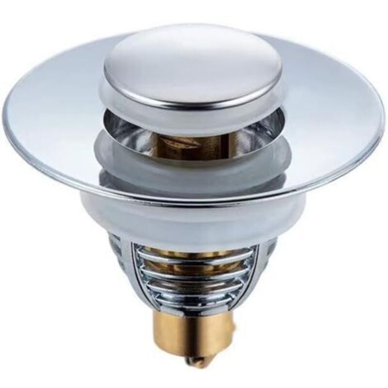 Bonde Lavabo Universel, Bouchon de Vidange Amélioré, Pull Type Bonde Evier,, pour Baignoire, Cuisine, Lavabo (Vidange 32-42mm)