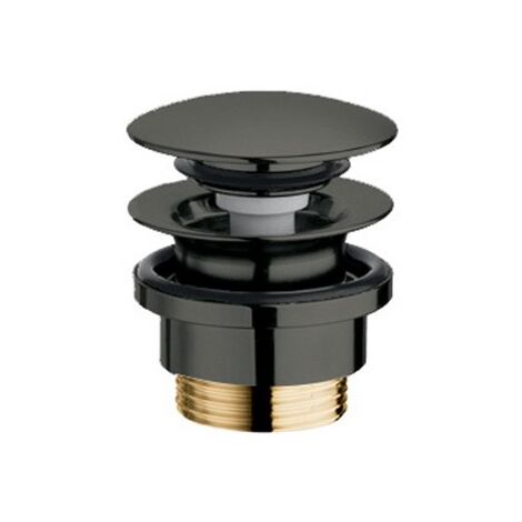 Bonde Lavabo Up&Down Laiton Nf Chrome Noir 5-55 Mm Robinetterie VIDAGES - CRISTINA ONDYNA UD42572