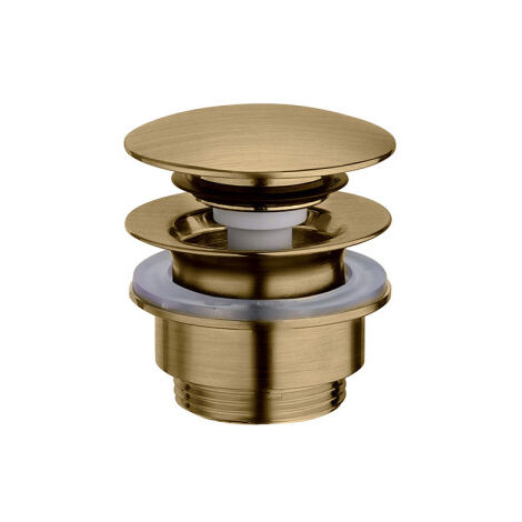 Bonde lavabo up&down laiton nf vieux bronze mat 5-55 mm - CRISTINA ONDYNA UD42593