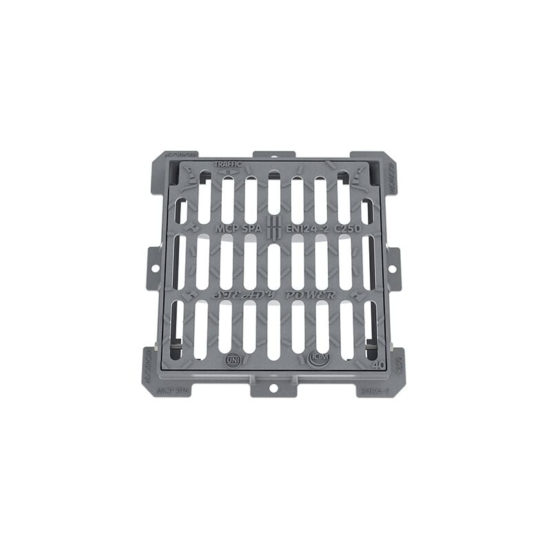 Iperbriko - Bonde plate en fonte C250 - 50x50 cm