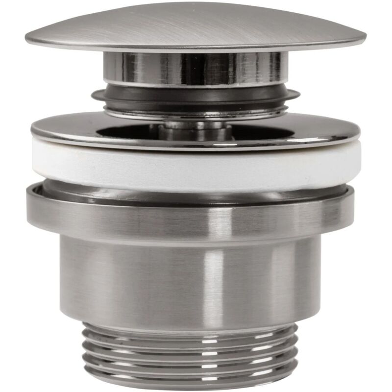 Bonde de lavabo universel clic-clac REA brush nickle