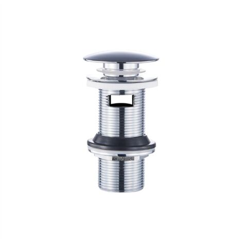 Bonde ronde clic clac H 100 avec trop-plein 1"1/4  Tecom