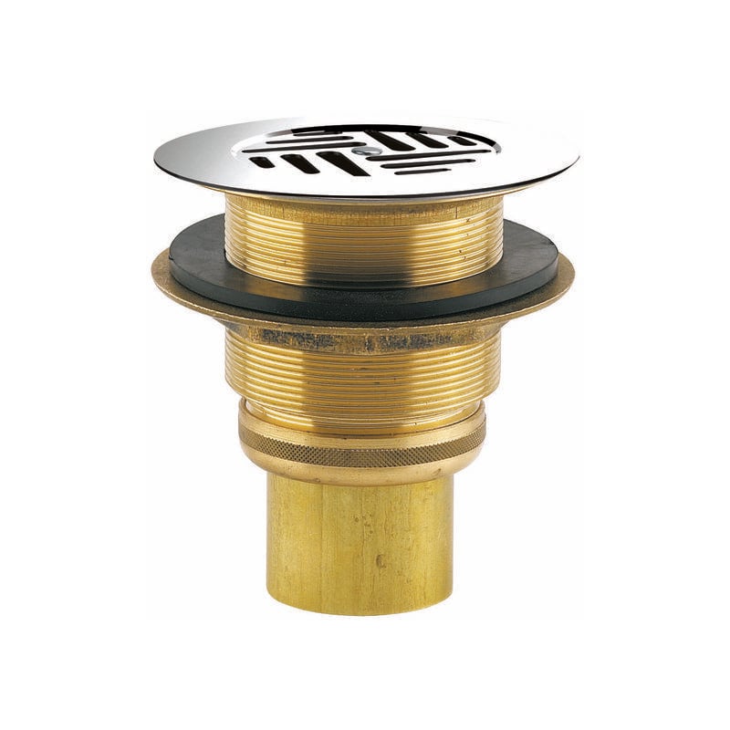 Valentin - Bonde siphoïde laiton pour évier grès diamètre 60 mm