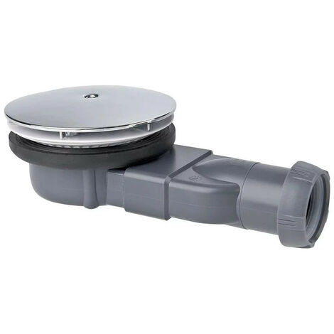 Bonde Wirquin Slim Expert D90mm grille plate inox débit 27L/mn