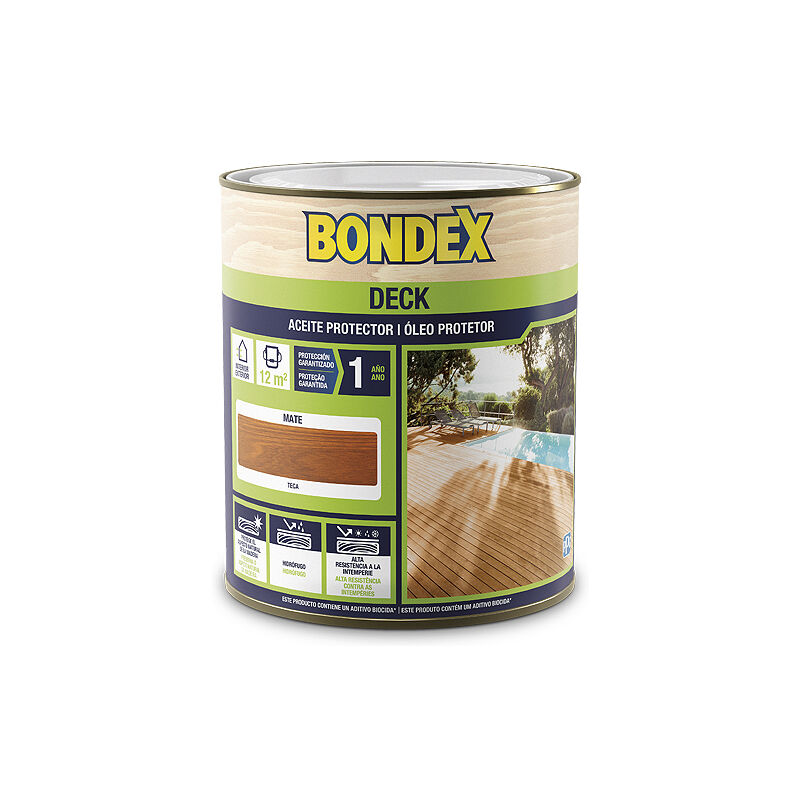 

Aceite protector Deck Teca 750 Ml - Bondex