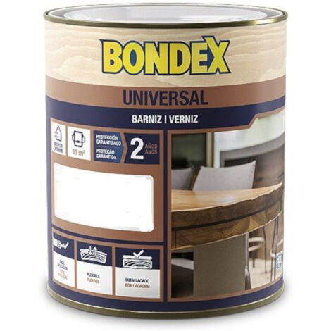 Bondex Barniz universal brillante Roble oscuro 750 ml