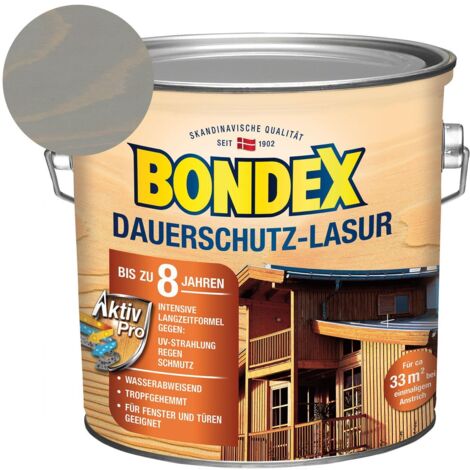 Bondex Dauerschutz-Lasur Grau 2,50 l - 377907
