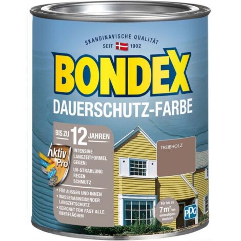 Bondex Dauerschutzfarbe 0,75 L treibholz Holzschutzlasur