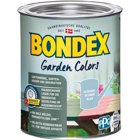 Bondex Garden Colors 750ml glockenblumen blau Holzlasur Schutzlasur Vintagefarbe