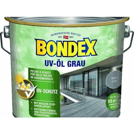 Bondex Holz Öl UV Grau 2,5 l - 377947