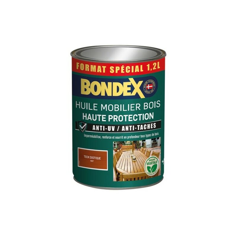 Bondex - Huile mobilier bois 1.2 l teck exotique