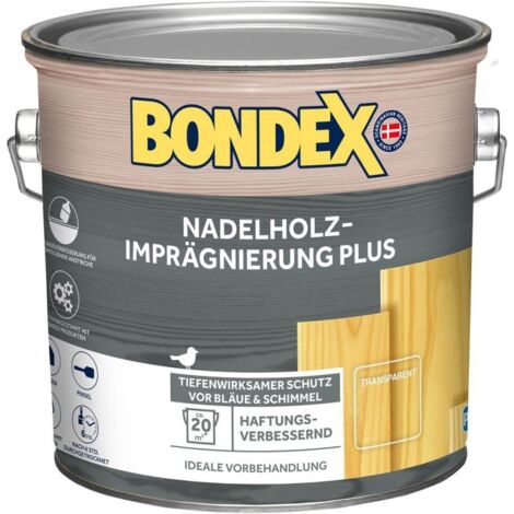 BONDEX Nadelholz-Imprägnierung Plus Farblos 2,5 L - 477930